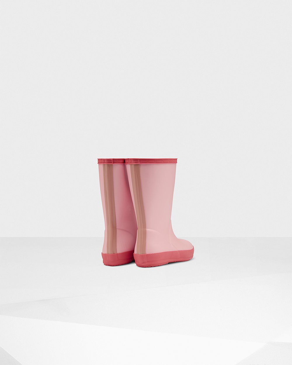 Hunter Original First Classic Rain Boots - On Sale Kids Pink - SWEQRH756